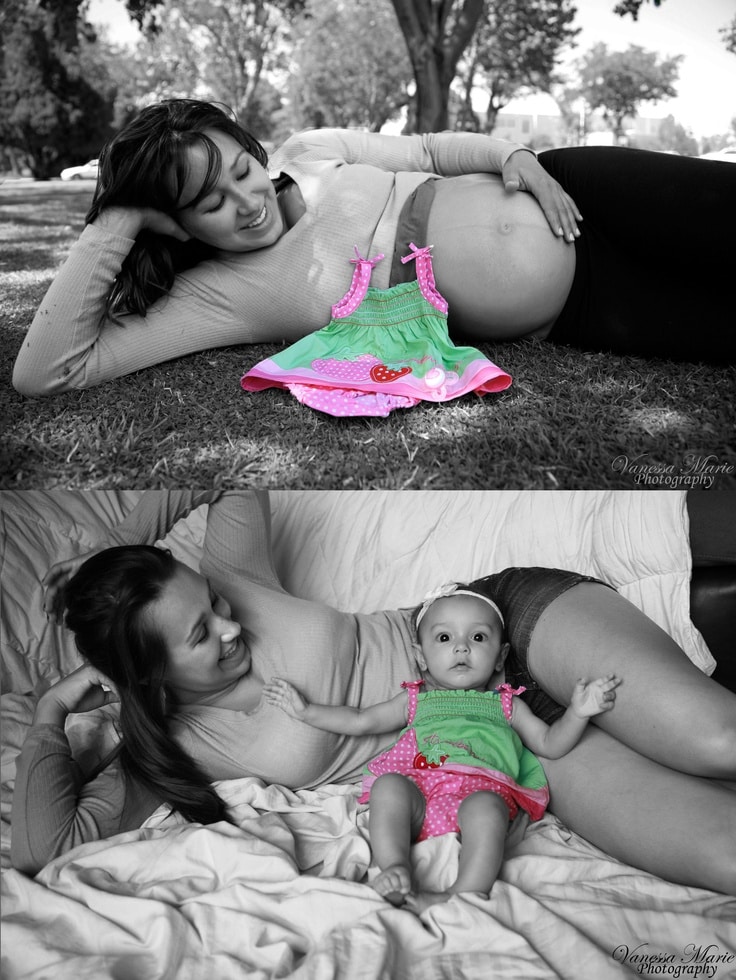 fotos antes depois gravidez 1
